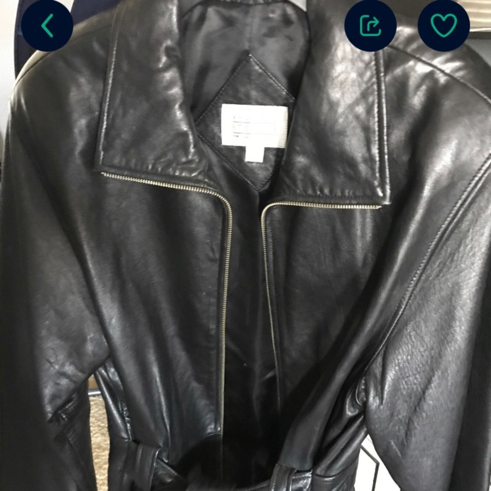Women leather jacket